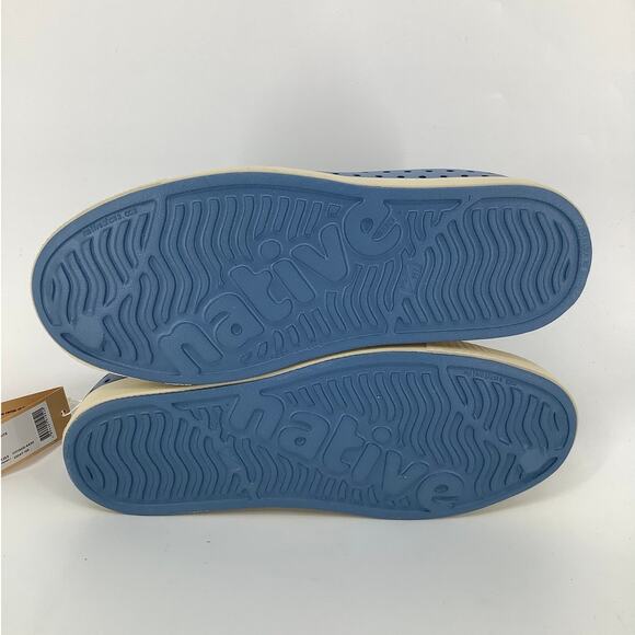 Native Shoes Mens 5 Oasis Blue Jefferson Slip On Sneaker Perforated P2-73 - Picture 7 of 10